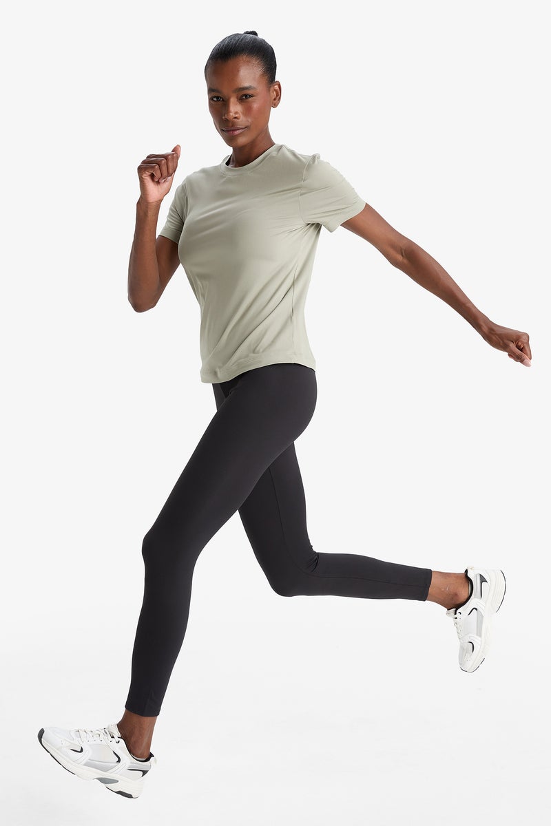 DeFacto Black Woman DeFactoFit Sports Leggings Casual - Image 3